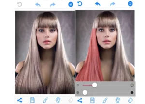 Aplicativo para simular diferentes cortes e cores de cabelo
